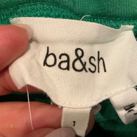 BA&SH gabin. SWEATSHIRT Green - Size Small (1) - Picture 5 of 6